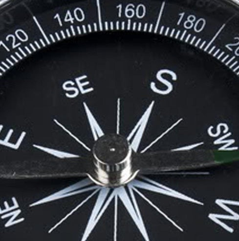 Lensatic Luminous Compass