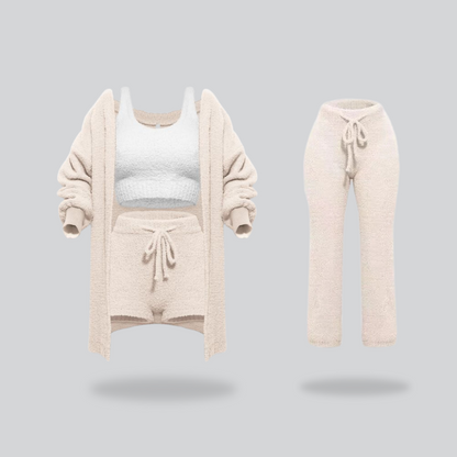 Cozy Lightweight knit Set Sand