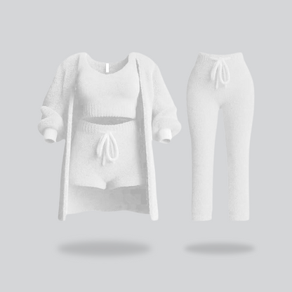 Cozy and soft knit loungewear White