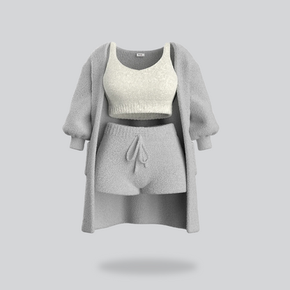 Soft and cozy set Gray