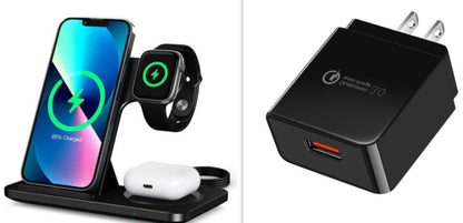 3 in 1 Wireless Charging Stations