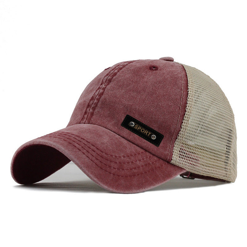 Washed Cotton Trucker Cap